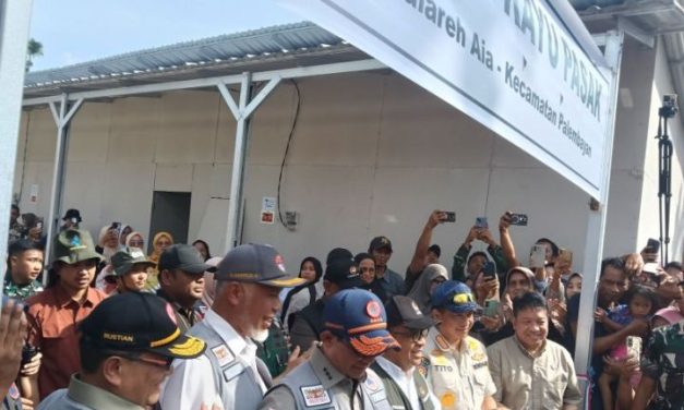 Huntara Sumbar Dihuni, Pemerintah Pastikan Kebutuhan Warga