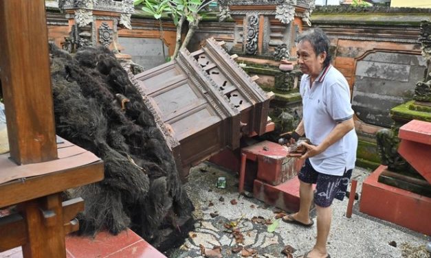 Puting Beliung Terjang Denpasar, Puluhan Bangunan Rusak