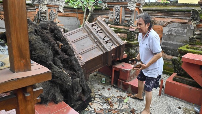 Puting Beliung Terjang Denpasar, Puluhan Bangunan Rusak