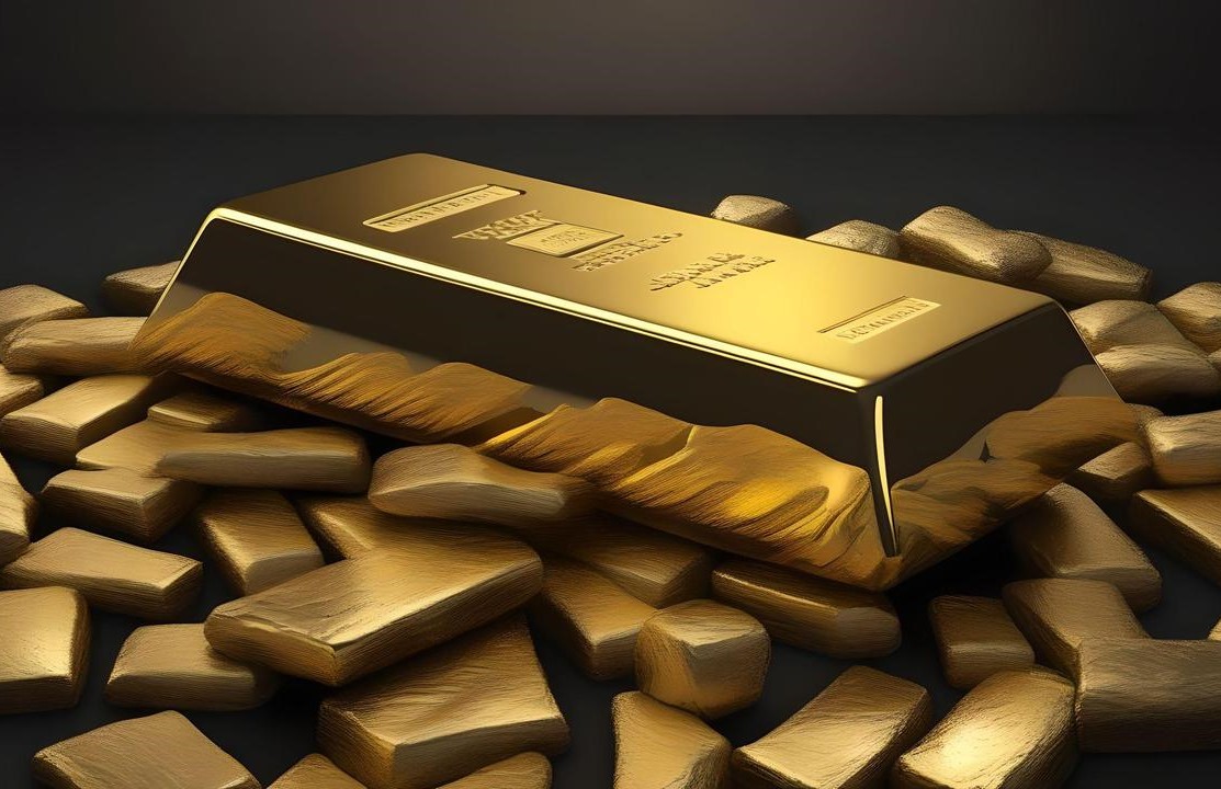 Grafik koreksi harga emas dan potensi rebound