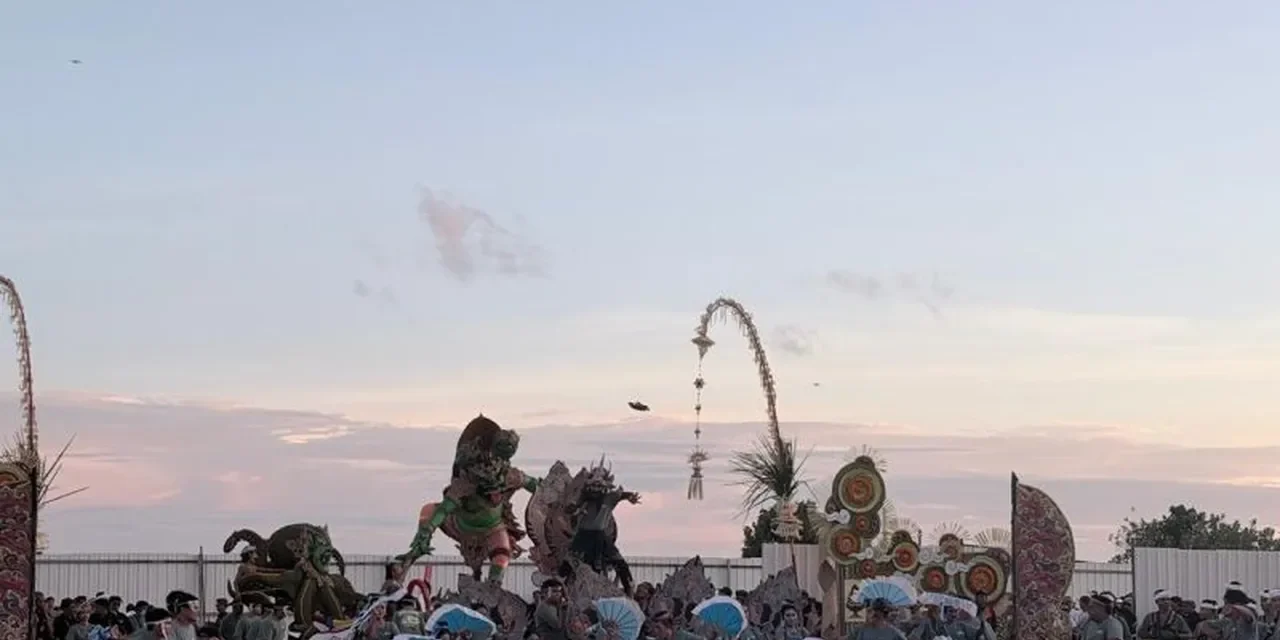 Parade 20 Ogoh-ogoh Meriahkan Festival Sanur Metangi 2026