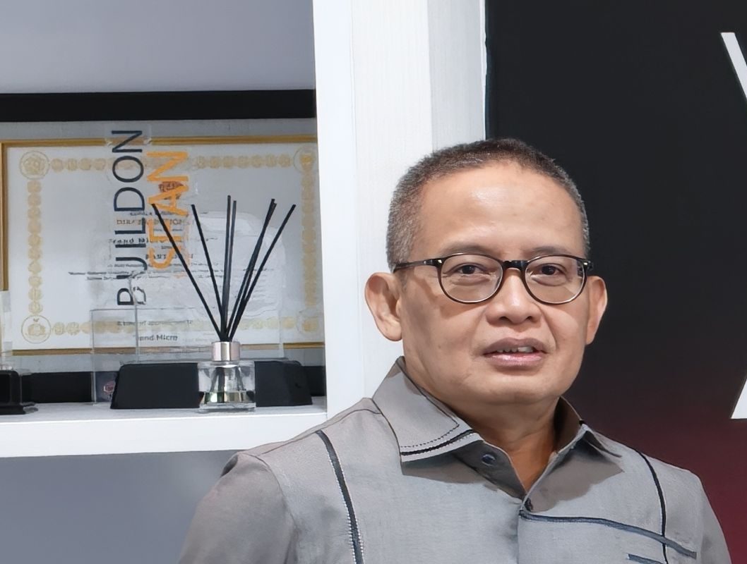 Logo baru TrendAI sebagai identitas terbaru Trend Micro