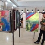 Seniman Ciamis Bingkai Sejarah Daerah Lewat Karya Seni Rupa
