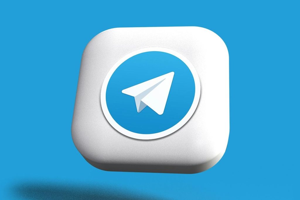 Ilustrasi aplikasi Telegram