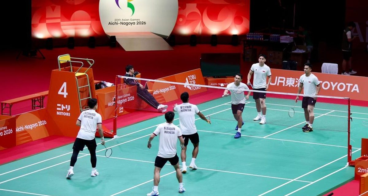 Drawing Bulutangkis Beregu Asian Games 2026, Indonesia Ketahui Jalur Awal Persaingan